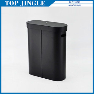 Papelera de lavandería de cuero PU con forma rectangular atractiva - Product Image 6