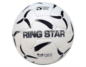 BOLA DE FÚTBOL DE PU CON LOGOTIPO PERSONALIZADO EN CUERO NUEVO DISEÑO DE ALTA CALIDAD CON MÚLTIPLES COLORES VENTA CALIENTE PARA MATERIAL DE PVC PARA PARTIDOS - Product Image 1