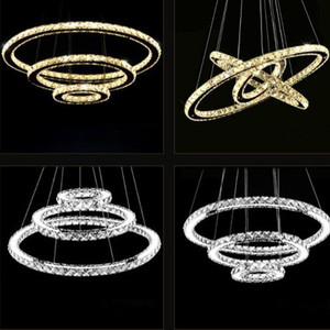 JYLIGHTING Hot Sell LED Round Crystal <strong>Circle</strong> Chandelier Ring Lamp Pendant <strong>Lights</strong> for Living Room Hotel Restaurant Hanging <strong>Lights</strong> - Product Image 4