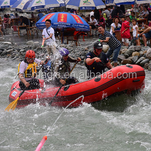 Bateaux de rafting gonflables en PVC Magic MJK-425R 425x218cm certifiés CE pour usage commercial sur les rivières et les grottes karstiques - Product Image 2