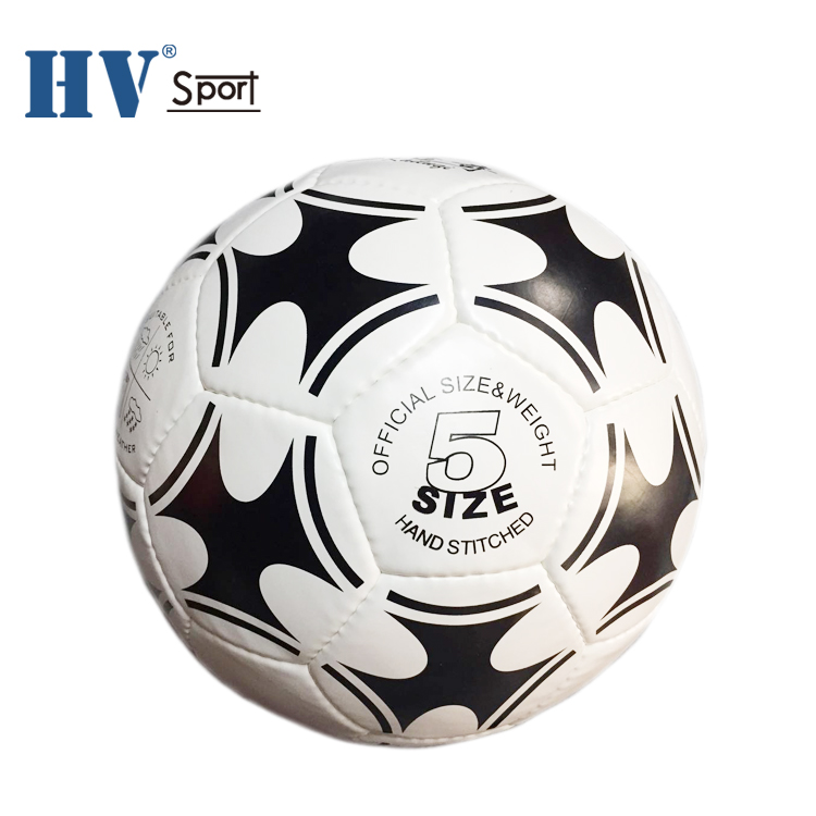Разных размеров PU Рука сшитые сшиты футбольный мяч all weather