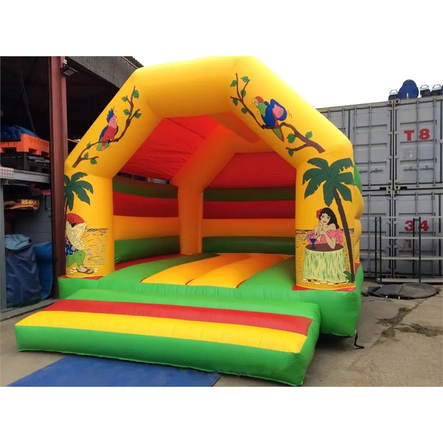 Salto inflável da selva do castelo do bouncy adulto para festa