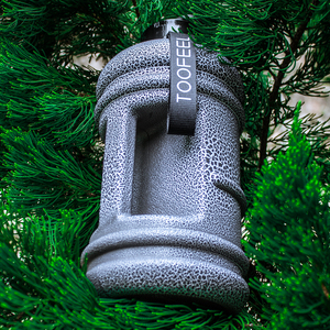 Bouteille d'eau en plastique pour sportif, de luxe, rose or, de marque privée, métallique, pour mélange d'eau, sans bpa, 2,2 l - Product Image 2