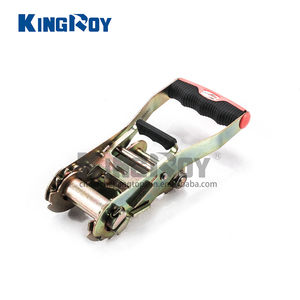 5ton 2 polegadas 50mm plástico lidar com catraca fivela amarração da carga do caminhão tensão fivela - Product Image 5