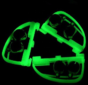 Hengjia all'ingrosso luminoso doppio campanello allarme pesca 7g attrezzi da pesca gadget - Product Image 2