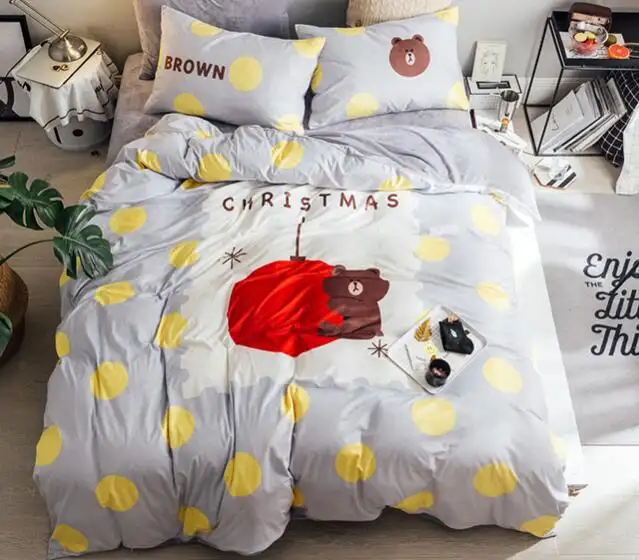 Детское постельное белье из мультфильма оптом Комплект постельного белья с 3D принтом