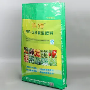 China nova venda quente personalizada alta qualidade cor impressão agricultura use fertilizante saco 50kg 25kg 5kg 50lbs com interior de plástico