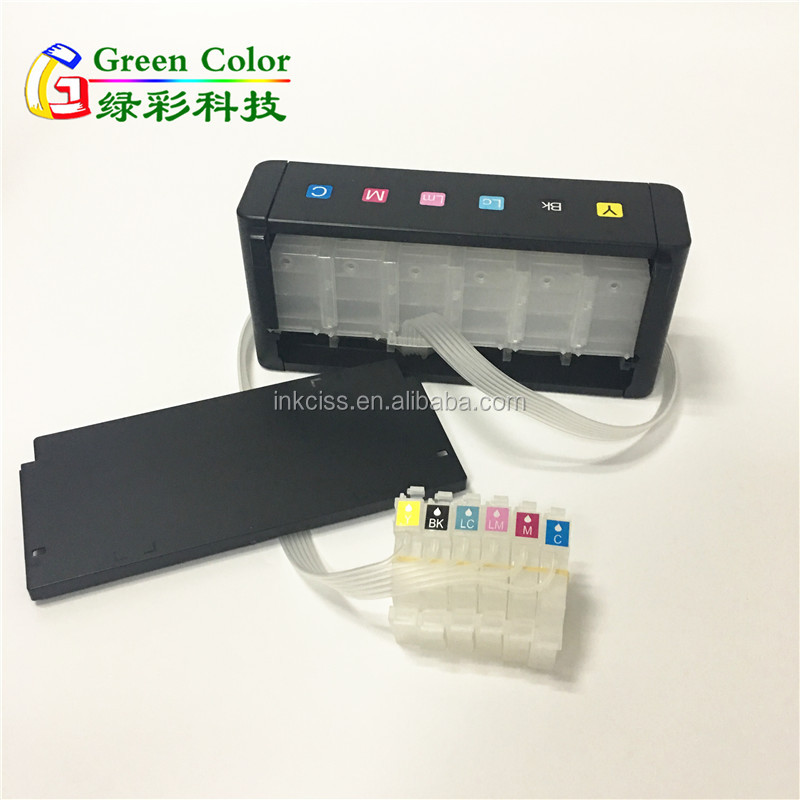 Роскошный черный комплект ciss для принтера Epson L800 L801 L810 L805 L1800