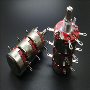פוטנציומטר סרט פחמן פוטנציומטר WTH118 2W220K שלוש טבעת 3 שכבה 20 מ"מ ידית <span class=keywords><strong>WH118</strong></span> - Product Image 2