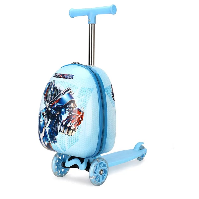 2020 capretti di modo di sport valigia dei bagagli di scuola sacchetti di scooter a 3 ruote