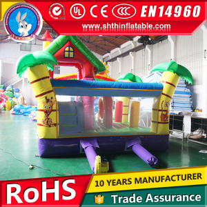 Casa Inflable Antideslizante con Tobogán, Combo de Juegos Inflables Resistentes para Niños, Parque de Aventuras, Uso Comercial - Product Image 2