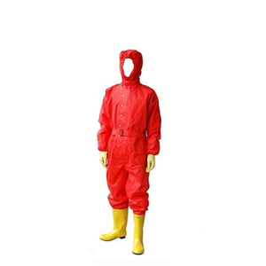 Tuta Protettiva Chimica Resistente all'Acido Solforico, Tuta di Sicurezza Industriale Usa e Getta per Materiali Pericolosi e Nucleari - Product Image 2
