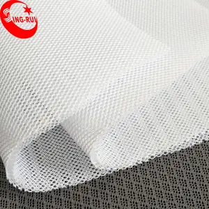 240GSM Sandviç Ayakkabı Üst Malzeme % 100 Polyester Örgü Kumaş