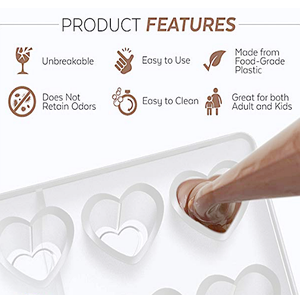 Molde de plástico de policarbonato para <span class=keywords><strong>chocolate</strong></span>, personalizado, bricolaje, PC - Product Image 3