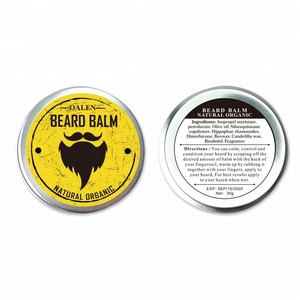 Venta al por mayor del OEM Etiqueta Privada perfumado barba bálsamo orgánico - Product Image 3
