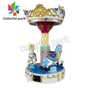 Colorful Park 6 Players Carousel Kiddie Rolling Riding Arcade Game for <strong>Amusement</strong> Park <strong>Machine</strong> - Product Image 2