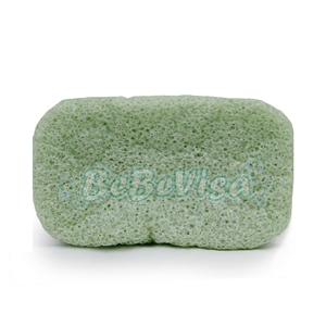 Bebevisa Pimienta Menta Rectángulo Natural <span class=keywords><strong>Konjac</strong></span> Esponja De Baño para <span class=keywords><strong>el</strong></span> Cuidado de La Piel - Product Image 5