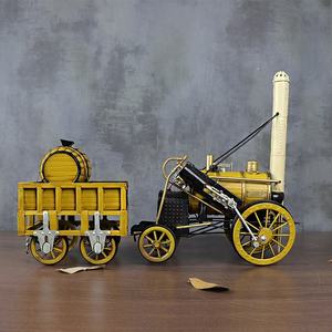 Fabbrica della cina 1892 di Razzo Modello di Treno Locomotiva A Vapore SCALA <span class=keywords><strong>1</strong></span>:<span class=keywords><strong>24</strong></span> Handmade del Commercio All'ingrosso Del Mestiere Del Metallo Dell'annata Della Decorazione Della Casa - Product Image 3