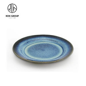 Juego de vajilla de porcelana Vintage para restaurante, juego de tazas de cerámica de lujo para café, té, leche, azul y gris, precio barato, venta al por mayor - Product Image 2