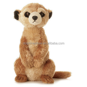 Karikatür Hayvan Peluş <span class=keywords><strong>Meerkat</strong></span> Yumuşak Oyuncak Özel Gerçekçi Çocuklar Kahverengi Mongoose Peluş Oyuncak - Product Image 4