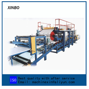 Panel de sándwich de Eps que hace la máquina máquina de la hoja <span class=keywords><strong>del</strong></span> hierro corrugado hoja de hierro corrugado que hace la máqui - Product Image 1