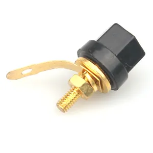 mini-bnc male jack with nut bulkhead panel mount solder st rf connector