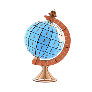 Jouet de <span class=keywords><strong>puzzle</strong></span> en bois d'assemblage <span class=keywords><strong>3D</strong></span> de <span class=keywords><strong>Globe</strong></span> Prix d'usine créatif de New-Land en gros - Product Image 2