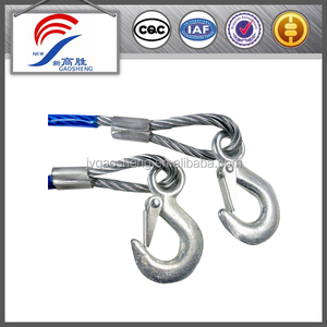 Dây thép dây Sling với Snap móc cho <span class=keywords><strong>Tow</strong></span> <span class=keywords><strong>Rope</strong></span> 10 mét - Product Image 5