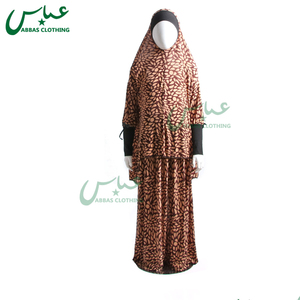 Vestido <span class=keywords><strong>de</strong></span> Oración Musulmán <span class=keywords><strong>de</strong></span> Poliéster <span class=keywords><strong>de</strong></span> Alta Calidad Marca ABBAS, Manga Larga para Niñas - Product Image 5