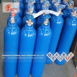 Bleu Chaud-Vente En Amérique Oxygène Bouteille De Gaz 40L 150 BAR D'oxygène Cylindre Poids De Bouteille D'oxygène - Product Image 5