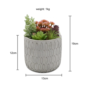 Flores Artificiales Decorativas Baratas, Bonsáis, Plantas <span class=keywords><strong>de</strong></span> Interior al por Mayor, Plantas Artificiales Hechas a Mano en Maceta <span class=keywords><strong>de</strong></span> <span class=keywords><strong>Cemento</strong></span> - Product Image 4