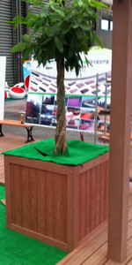 Cuộc sống lâu dài không phai không có vết nứt ngoài trời <span class=keywords><strong>WPC</strong></span> lan can - Product Image 4