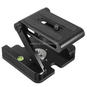 2018 New Arrives Aluminum Alloy Camera Folding Quick Release Plate Stand Holder Tripod Z Flex Tilt Ball Head Durable Quality