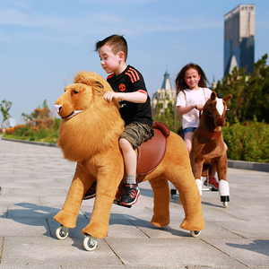 Leeuw Speelgoed Kids Loopfiets Met Rubberen Wielen Rit Op Speelgoed - Product Image 1