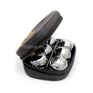 Set di <span class=keywords><strong>Bocce</strong></span> Portatile <span class=keywords><strong>in</strong></span> <span class=keywords><strong>Acciaio</strong></span> Argentato Economico 2021, 72-73 Palline, Diametro 72mm, 720g per Uso su Prato Esterno - Product Image 5