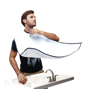Tablier attrapeur de barbe et de soin du <span class=keywords><strong>visage</strong></span> pour homme, tenue de salle de bains, tondeuse, tablier pour rasage - Product Image 2