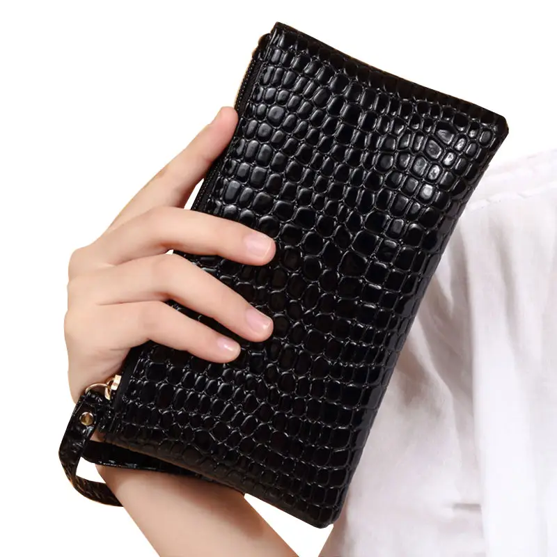 China Cheap Ladies Hand Clutch Bag Coin Purse Wallet Phone Pouch Bag For Women