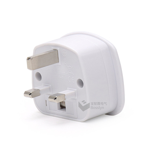 3 Usa <strong>to</strong> <strong>Uk</strong> <strong>Plug</strong> <strong>Adapter</strong> in White with BS8546 Report for <strong>UK</strong> Market - Product Image 4