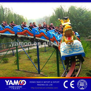Mini Montañ<span class=keywords><strong>a</strong></span> Rusa Comercial para Parques Temáticos/Tren Metálico de Tamaño Real con Diseño de Dragón - Product Image 4
