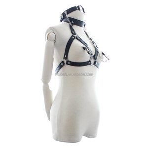 incredibile lingerie bondage palla bavaglio bondage collare bondage ritenuta del seno nudo reggiseno aperto abiti per pazzo adulto - Product Image 2