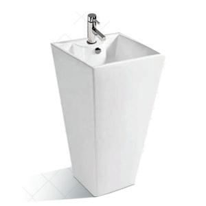 3006 Hotel supplies pedestal basin contemporary bathroom vanity pedestal basin