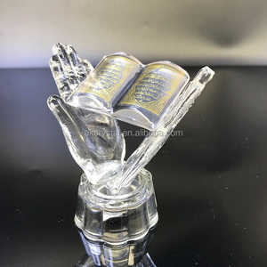 Bomboniere Islamiche in Cristallo, Regalo di Ritorno per Battesimo, Libro del Corano in Cristallo, Souvenir <span class=keywords><strong>Religiosi</strong></span> - Product Image 2