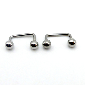 De acero inoxidable de barbell piercing <span class=keywords><strong>cara</strong></span> piercing - Product Image 1