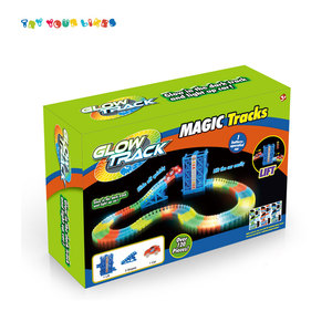 Pista de Carreras Luminosa de Alta Calidad EPT Toys, 120 Piezas, Pista de Juguetes con Ranuras <span class=keywords><strong>Luminosas</strong></span> - Product Image 4