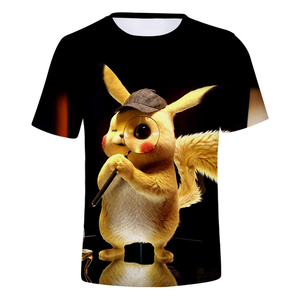 Personnalisé <span class=keywords><strong>3D</strong></span> impression Sublimation Jeu <span class=keywords><strong>Pokemon</strong></span> <span class=keywords><strong>Go</strong></span> T-shirt - Product Image 2