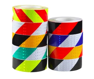 High visibility reflective fabric tape