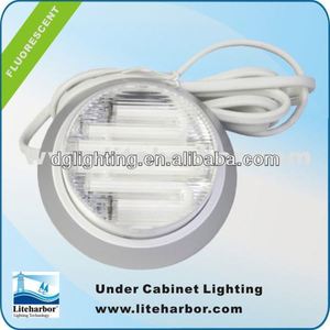 9 vatios de baja energía fluorescentes bajo gabinete de iluminación disco en plata de luz led armario - Product Image 1