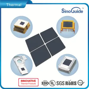 Chave térmica de silicone 50 w/m. k, condutividade térmica da almofada do intervalo térmico para cpu/led/pcb
