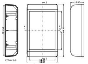 Hộp Nhựa Abs Hộp Điện Tử Tự Làm Hộp Nối Ổ Cắm Bao Vây AK-S-03 Hộp Dự Án Szomk Tùy Chỉnh Cụ Bao Vây - Product Image 3