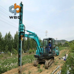 آلة حفر ودق الخوازيق لحواجز الحماية في الأسواق الصينية - Product Image 2